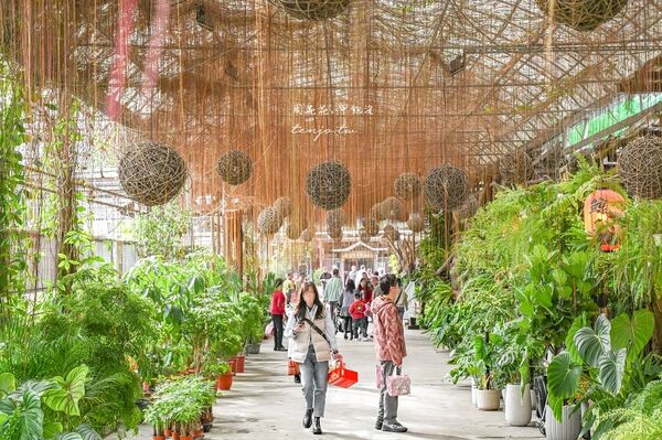 ▲▼台北花卉村森林派對咖啡館。（圖／記者陳莉玟攝）