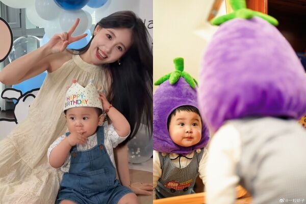 ▲徐依莎表示，孩子才剛學會叫媽媽。（圖／翻攝自抖音）