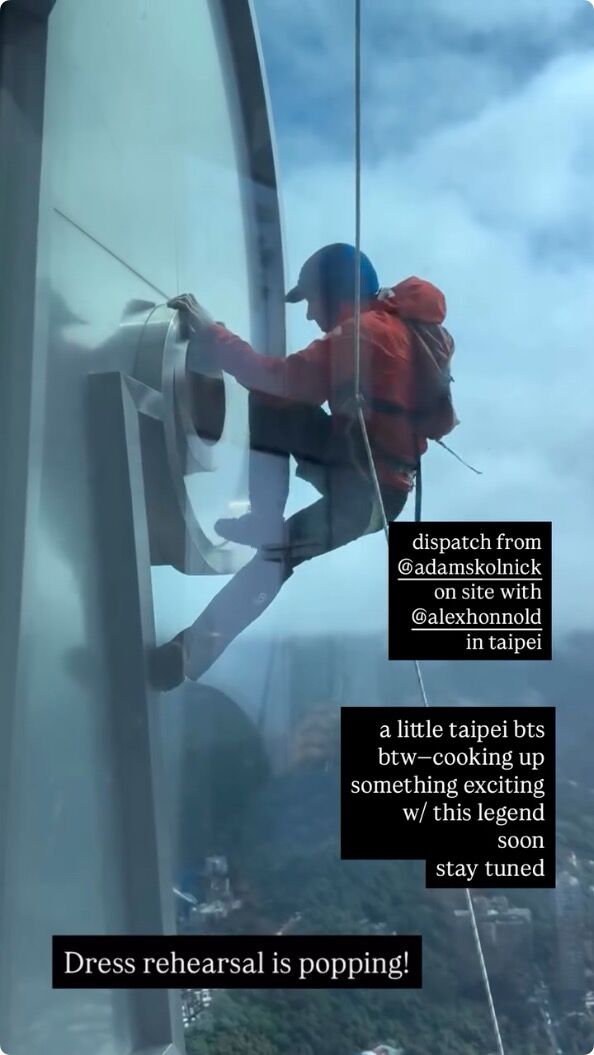 ▲▼美國傳奇極限攀岩家艾力克斯．霍諾德（Alex Honnold）限動。（圖／翻攝IG／alexhonnold）