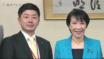 ▲▼山本建與高市早苗。(圖/翻攝自日網)