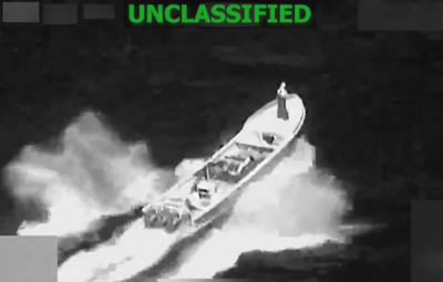 美軍「南方之矛」行動再襲運毒船！　累積已奪117條人命