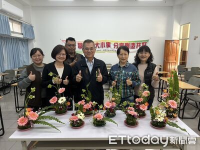 台南市勞工局曾文園區開辦生活花藝課程　學員親手創作美學新體驗
