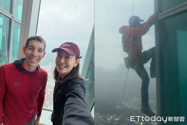 ▲霍諾德徒手攀101掀議　賈永婕4點反擊。（圖／翻攝賈永婕臉書、benbenbenjaminan提供）