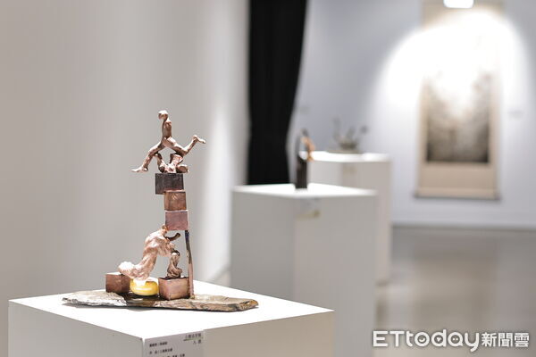 ▲基隆美展40週年登場 邱佩琳：打造藝術新殿堂。（圖／記者郭世賢翻攝）