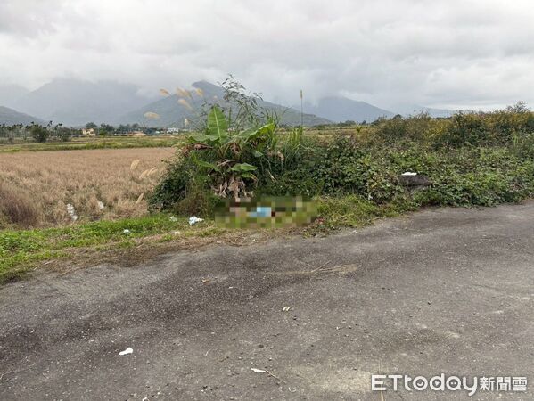 ▲▼非法泰勞因酒後猝死在瑞穗鄉間水溝內。（圖／鳯林警分局提供，下同）