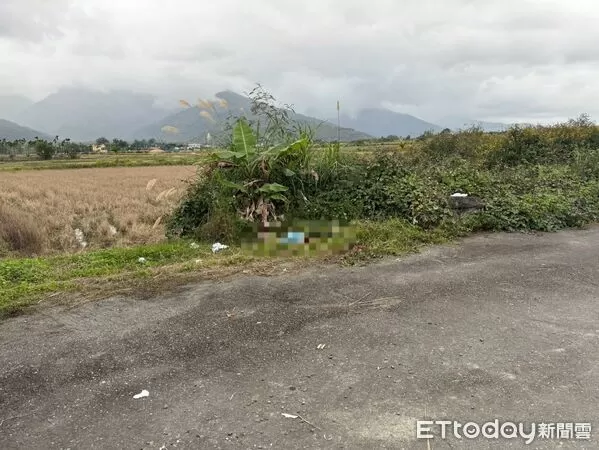 ▲▼非法泰勞因酒後猝死在瑞穗鄉間水溝內。（圖／鳯林警分局提供，下同）