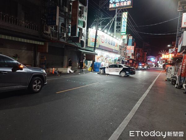 ▲▼屏東通緝犯駕車撞警，警連開7槍。（圖／記者陳崑福翻攝）