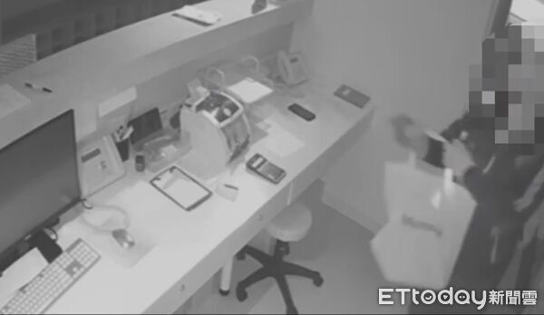 ▲▼他闖醫美診所偷12萬現金加上電腦手機，最後在基隆一家旅館落網。（圖／記者邱中岳翻攝）