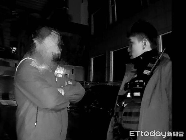 ▲鍾姓男子違停又拒盤查。（圖／桃園警分局提供）