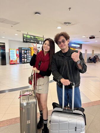 ▲《阿松與阿暖》柯叔元、白家綺受邀到馬來西亞。（圖／民視提供）