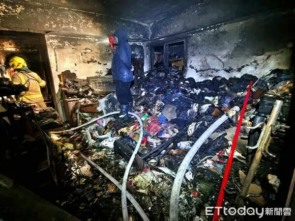 ▲基隆樂利三街火災啟動事故調查。（圖／記者郭世賢翻攝）