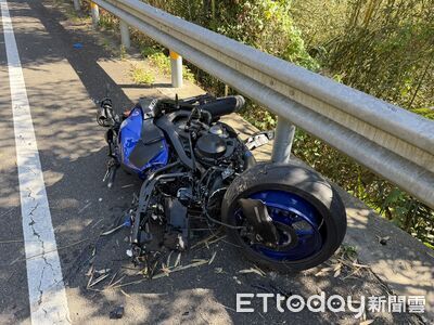 快訊／台3線獅潭段斷魂！22歲重機騎士過彎自摔　噴撞重傷亡