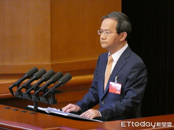 ▲▼北京市十六屆人大四次會議25日開幕，北京市長殷勇進行政府工作報告。20260125（圖／記者陳冠宇攝）