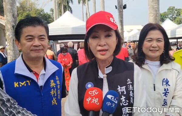 ▲柯志恩對藍白合議題表態。（圖／記者許宥孺翻攝）