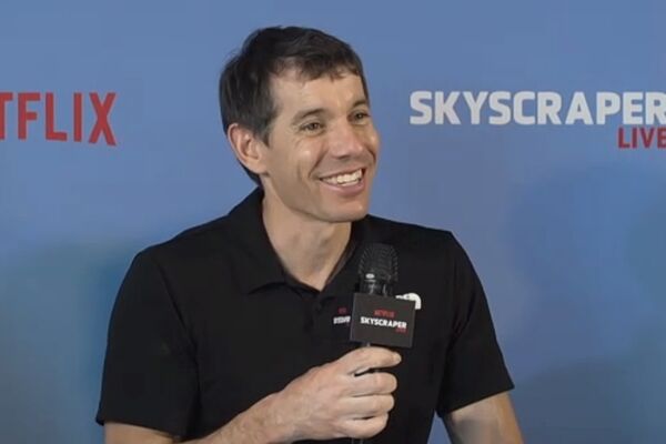 ▲艾力克斯霍諾德（Alex Honnold）會後記者會。（圖／ETtoday）