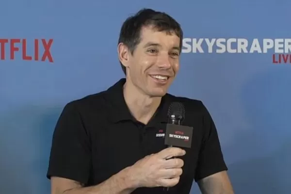 ▲艾力克斯霍諾德（Alex Honnold）會後記者會。（圖／ETtoday）