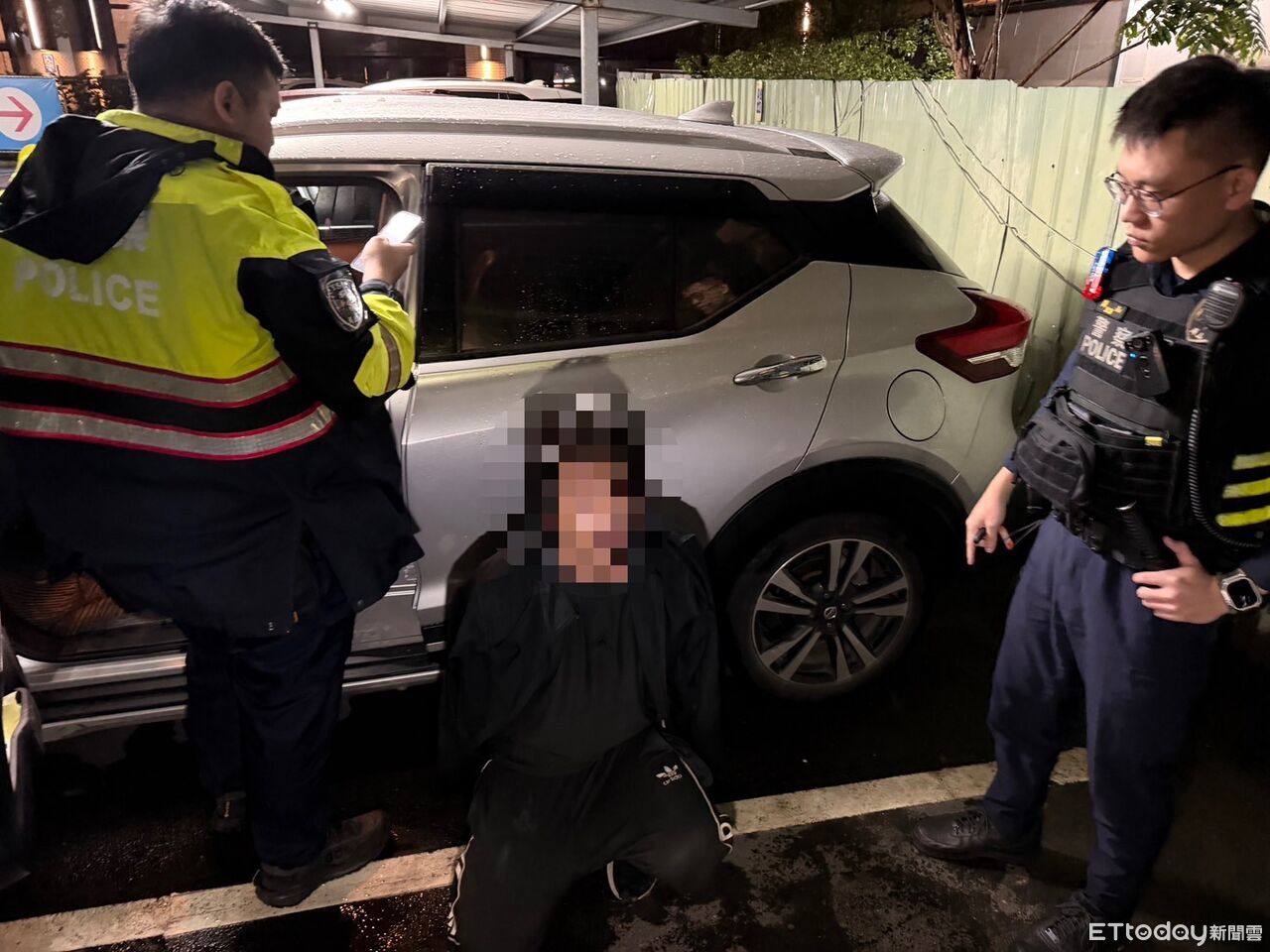 治安不留死角!中和警停車場揪失竊車 29歲男被逮搜出安毒