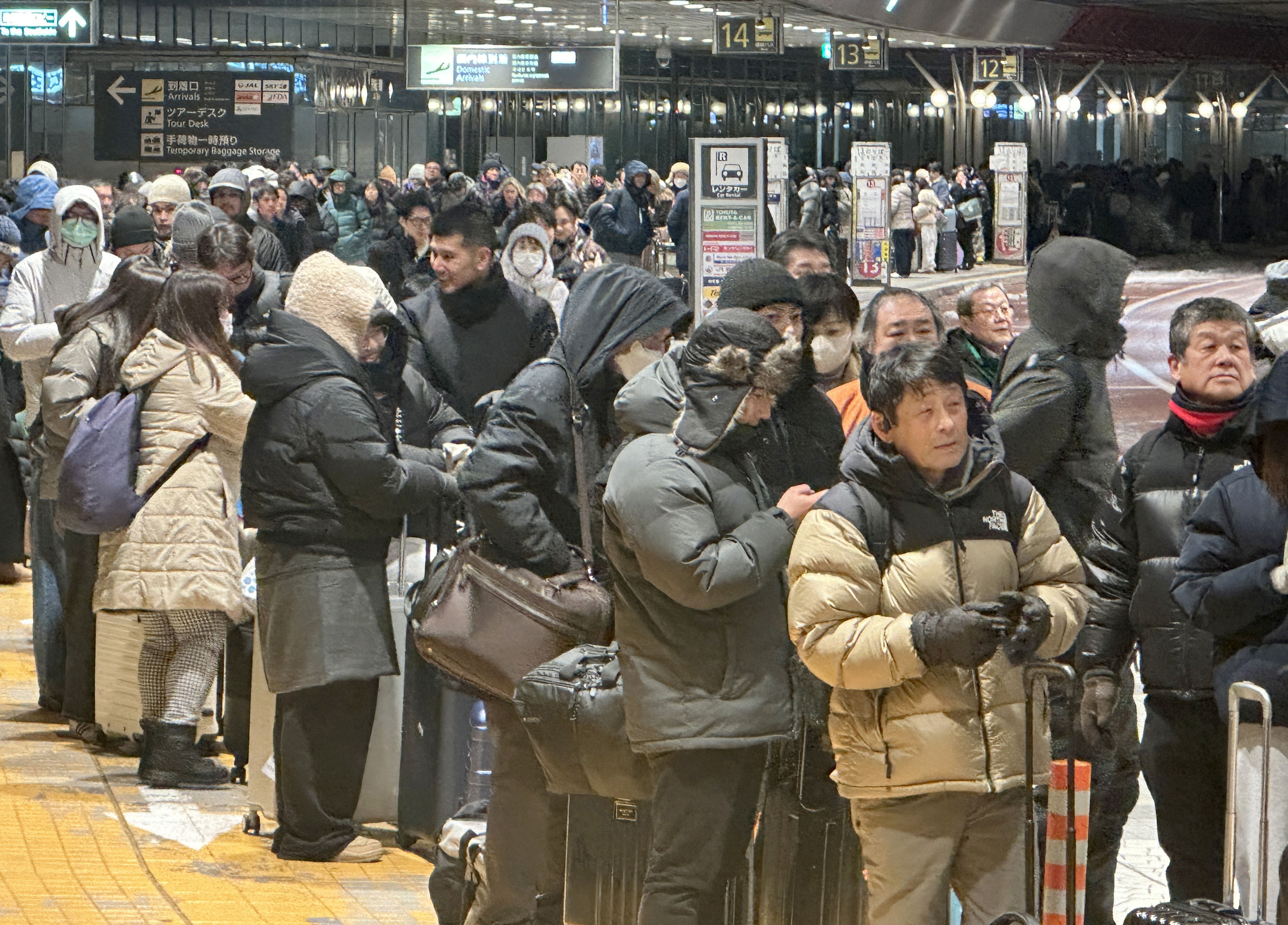 ▲北海道暴雪。（圖／達志影像／美聯社，下同）