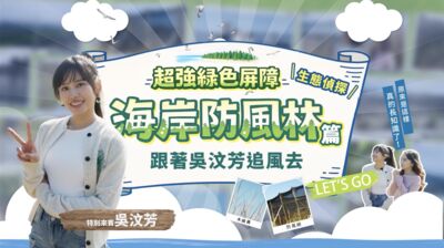 守護台灣海岸線！吳汶芳探訪桃園蘆竹防風林　見證中華電信植樹成果