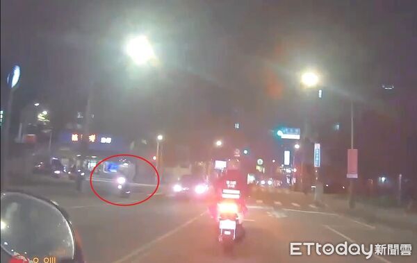 ▲顏男紅燈右轉遭警方攔查，經查發現隨身攜帶海洛因又涉嫌毒駕。（圖／記者陸運陞翻攝）