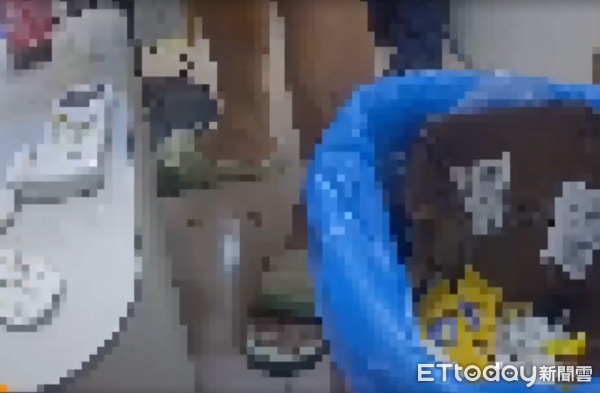 ▲租屋處窗簾綑綁女友身亡，警查出情侶吸毒開趴釀悲劇。（圖／記者張君豪翻攝）