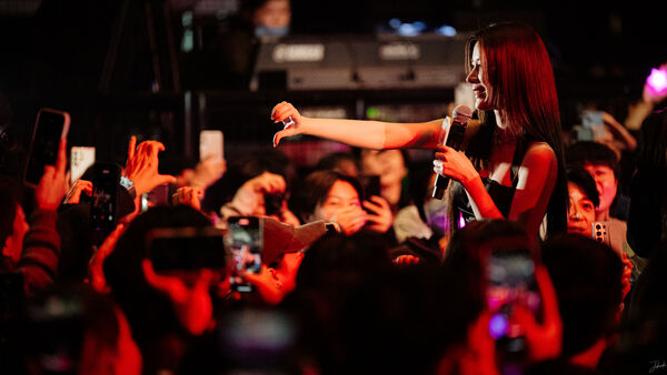 ▲KaoJane見面會，Kao（右）Jane（右）首搭合作《愛情設計》被喻為是GL劇教課書。（圖／NAC、YIWO提供）