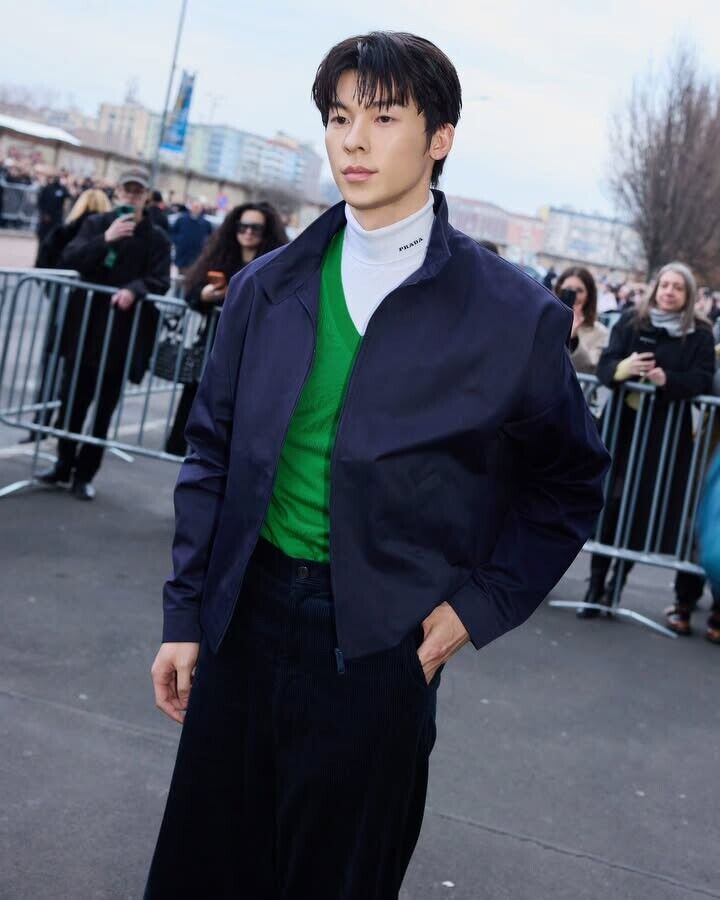 2026秋冬米蘭男裝週名人一覽：陳偉霆登伸展台走秀、許光漢和Karina同場亮相