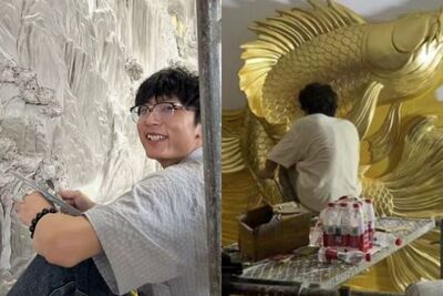 22歲美術生轉行批土！　狼尾兄弟靠浮雕壁畫「10天賺36萬元」