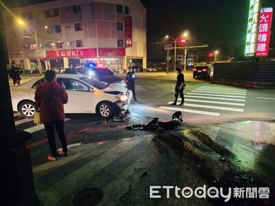 台南大叔拒檢逃竄撞民宅！肋骨骨折送醫　酒測值0.85