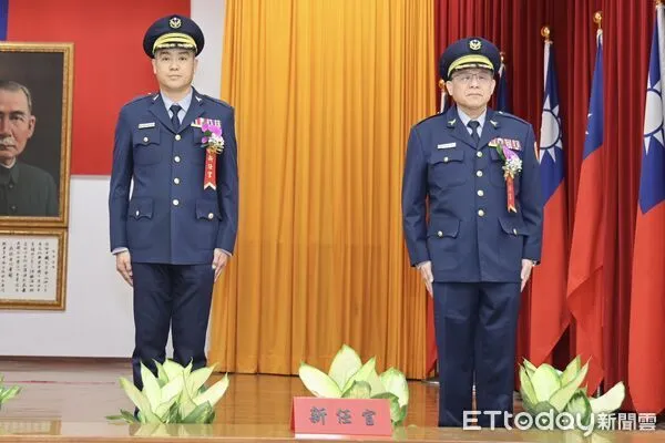 ▲屏東警分局長陳勇誌(左) 、潮州分局長黃世德。（圖／記者陳崑福翻攝）