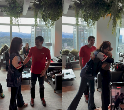 ▲▼霍諾德登頂台北101掀模仿效應　賈永婕發聲。（圖／翻攝自Instagram／janet_chia_）