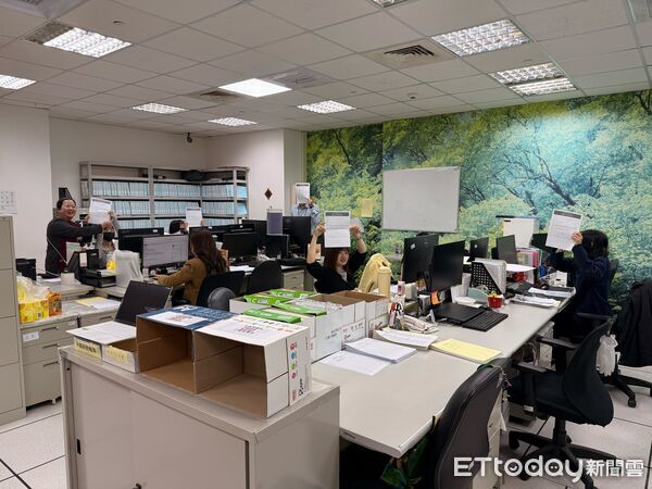 ▲東森集團推全員AI升級　能力鑑別「通過率達95%」。（圖／記者黃稜涵攝）