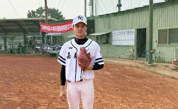 ▲嘉義高中先發投手蔡銘祐15K完封好投。（圖／學生棒聯提供）