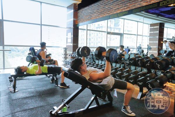 陳喬泓指出，台灣健身人口滲透率不到5％，未來成長空間大。