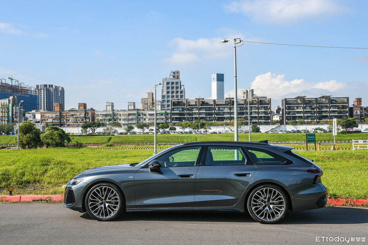 ▲新一代Audi A6優雅身段，是都市中搶眼的西裝美男子。（圖／記者徐煜展攝）