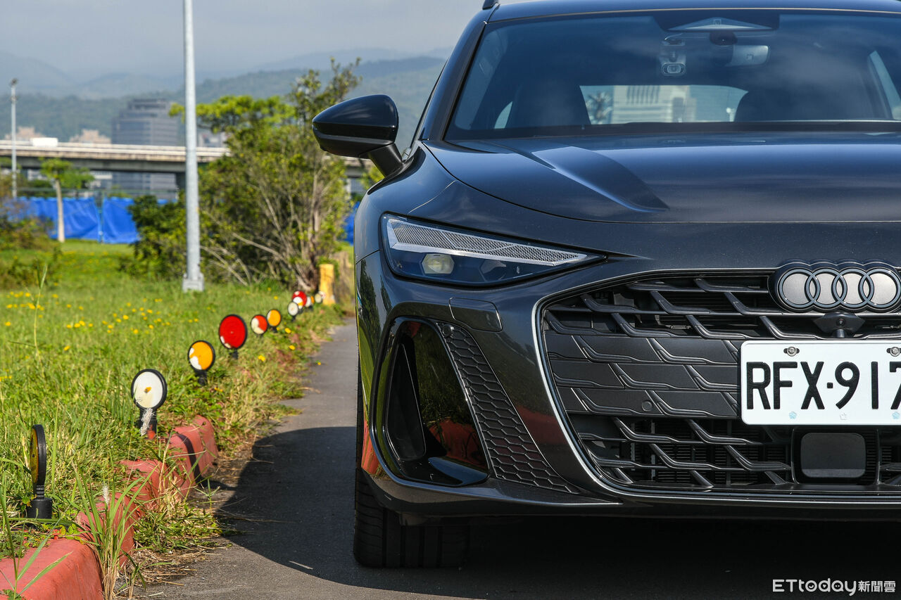 ▲新一代Audi A6優雅身段，是都市中搶眼的西裝美男子。（圖／記者徐煜展攝）