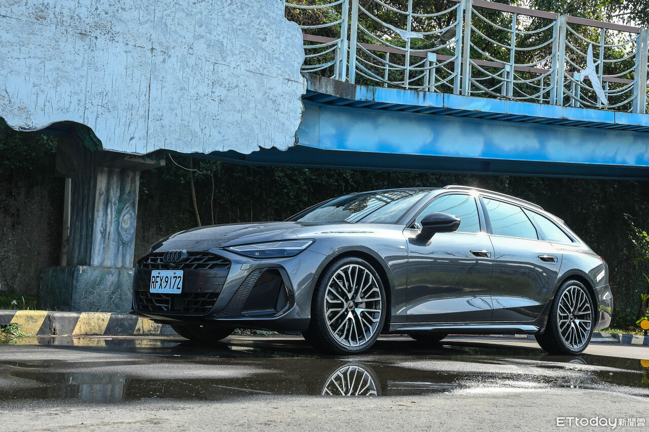 ▲新一代Audi A6優雅身段，是都市中搶眼的西裝美男子。（圖／記者徐煜展攝）