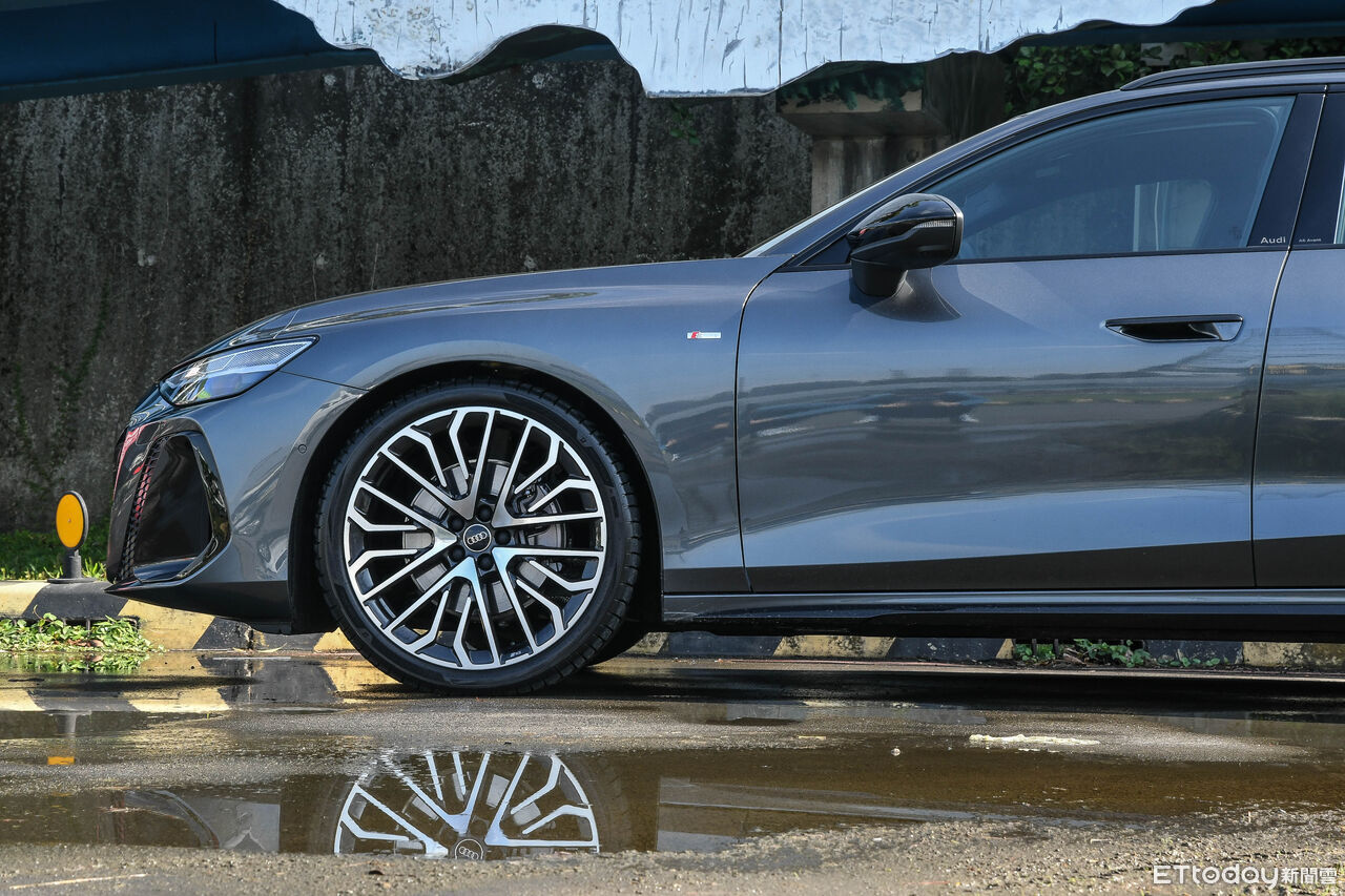 ▲新一代Audi A6優雅身段，是都市中搶眼的西裝美男子。（圖／記者徐煜展攝）