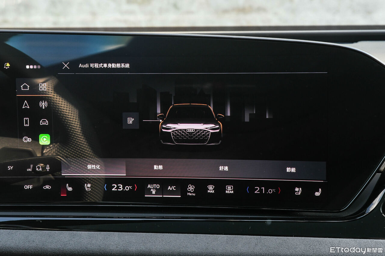 ▲新一代Audi A6優雅身段，是都市中搶眼的西裝美男子。（圖／記者徐煜展攝）