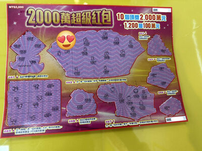 台中男老闆出差送貨順路買刮刮樂　幸運抱走百萬獎金