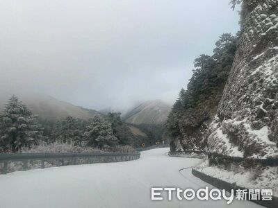 合歡山有結冰機率！翠峰至大禹嶺入夜管制　武嶺至松雪樓封閉