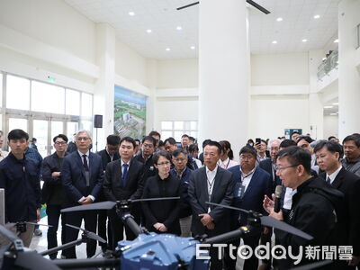 嘉義亞創中心展現無人機成果　 蕭美琴：逐步實現全面在台生產