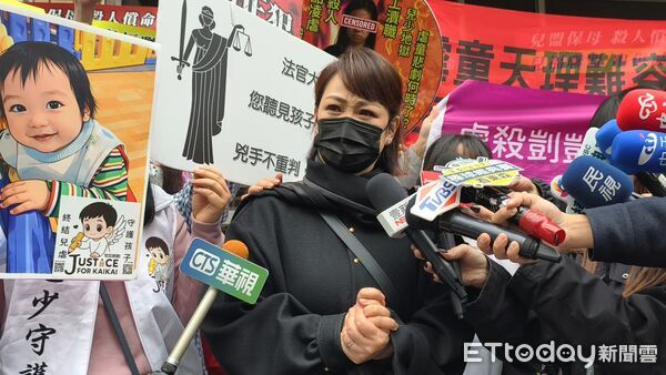 ▲▼藝人郁方到高院關切剴剴案惡保母姊妹二審宣判，受訪喊話地球不需要廢死團體。（圖／記者黃哲民攝）