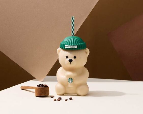 星巴克小熊玻璃杯台灣終於要賣了！1／28快為療癒衝一波