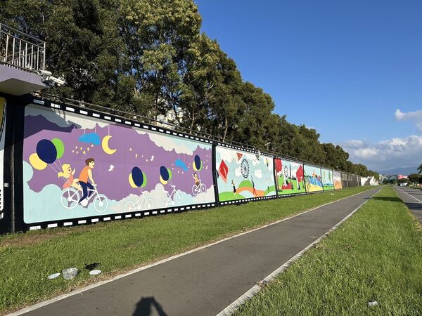 ▲北市擁有長達112公里的河濱自行車道，平坦寬闊，串聯起28座河濱公園。（圖／北市水利處提供）