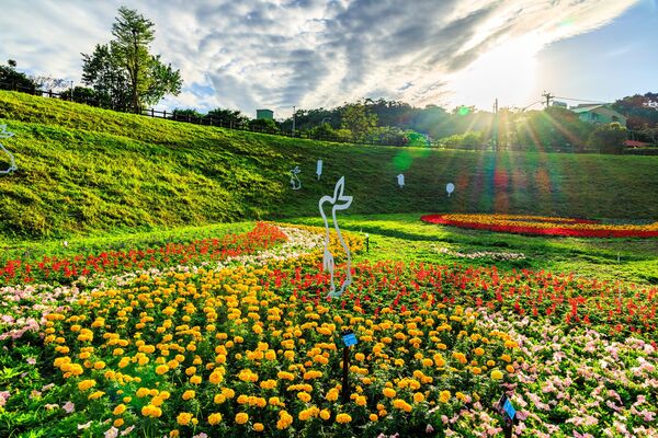 ▲北市河濱自行車道串聯淡水河、基隆河、景美溪與指南溪等水系，騎車可達許多景點。（圖／台北市水利處提供）