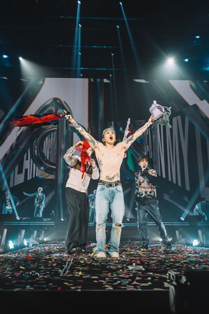 ▲▼ Tyson Yoshi合體王嘉爾及張敬軒。（圖／Just Kidding Limited 提供）