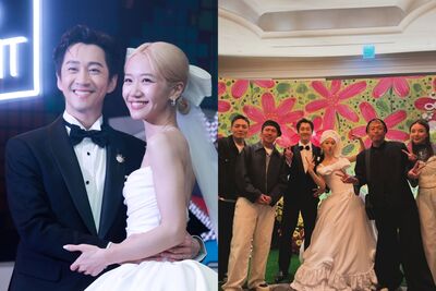 Lulu婚禮送客造型「全是毛巾布做的」！　累喊：結個婚要躺三天