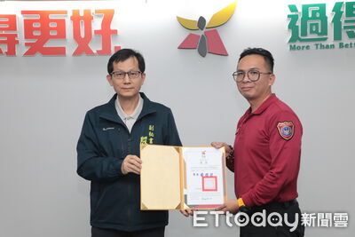 救護車多一雙眼睛! 南消新市分隊黃科樺創新系統奪市府提案競賽特優
