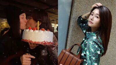 林心如迎50歲生日！　楊謹華曝光「嘴對嘴」慶生影片